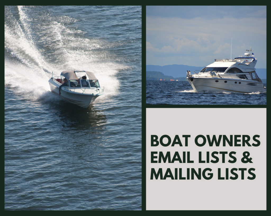 Boat Owners Email Lists & Mailing Lists