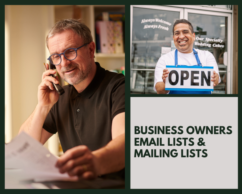 Business Owners Email Lists & Mailing Lists