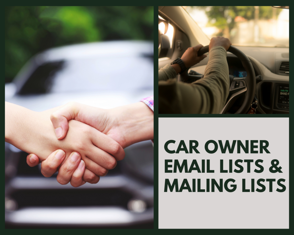 Car Owner Email Lists & Mailing Lists