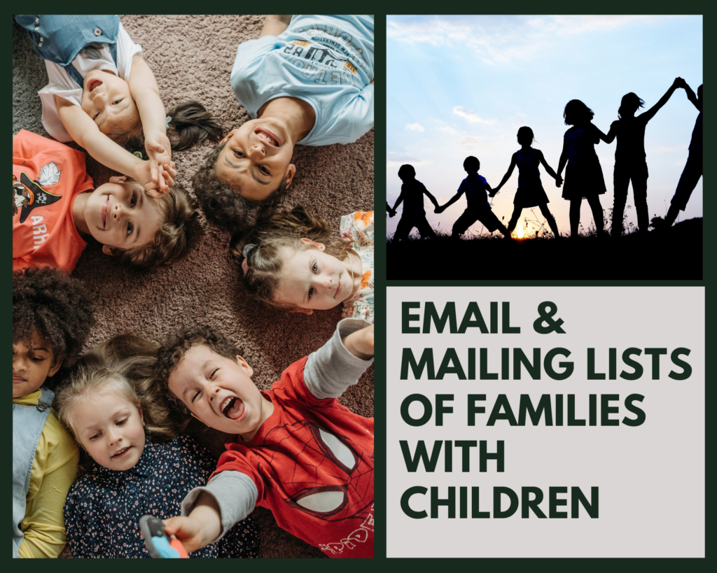 Families with Children Email Lists & Mailing Lists