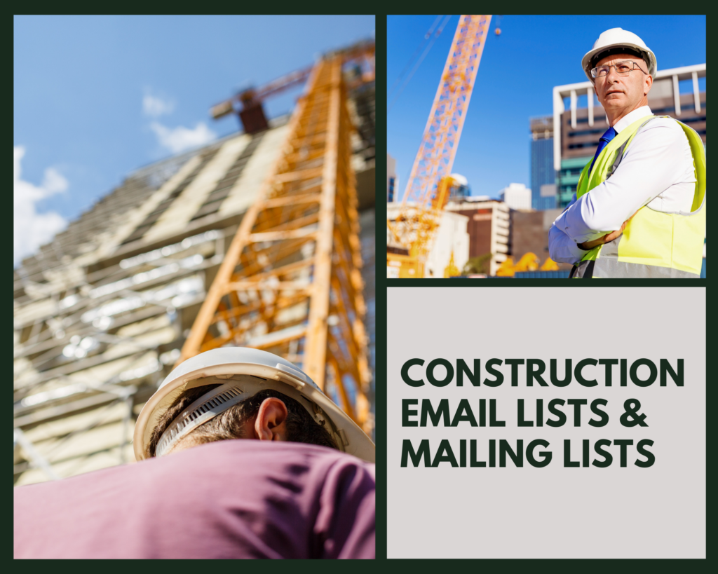Construction Company Email Lists & Mailing Lists
