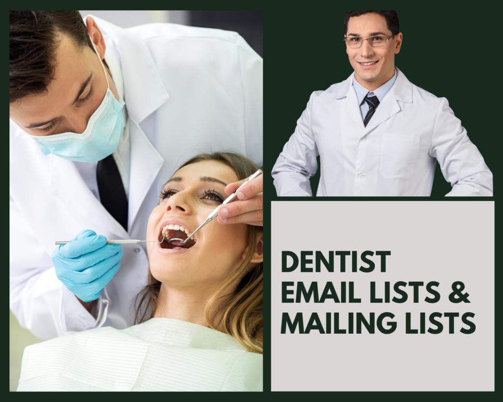 Dentist Email Lists & Dentist Mailing Lists