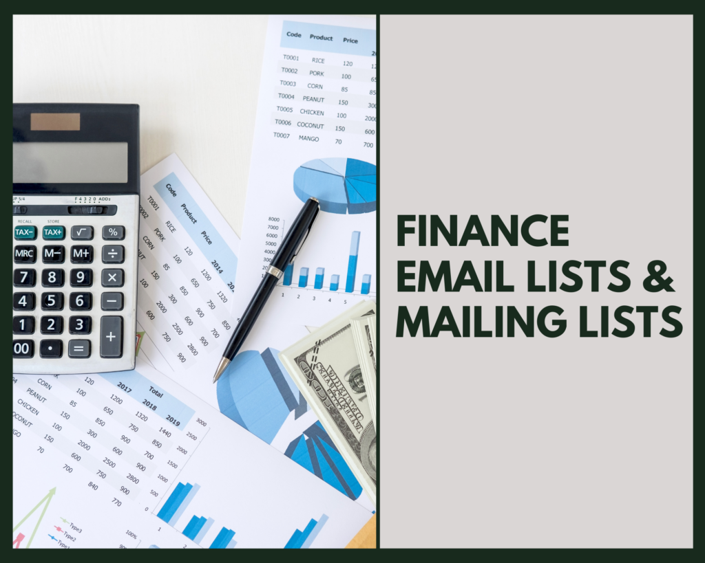 Finance Email Lists