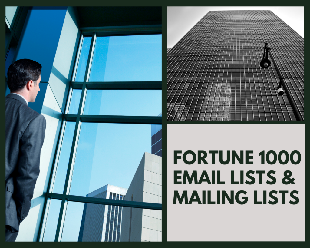Fortune 1000 Email Lists & Mailing Lists