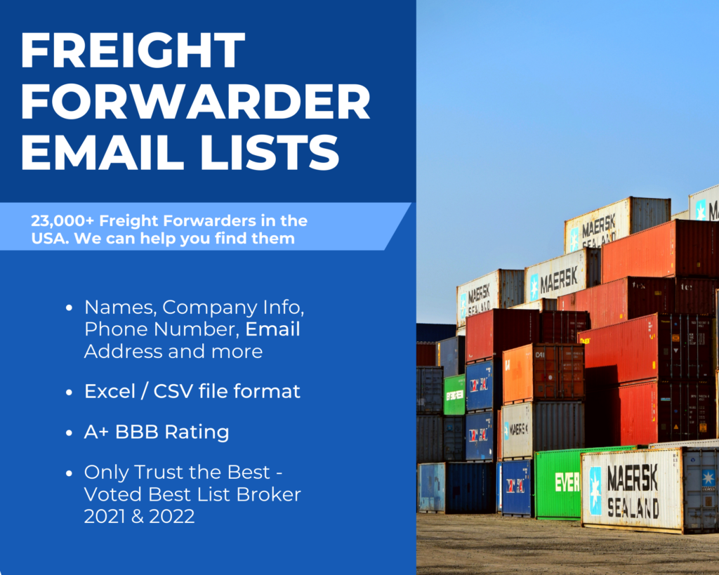 Freight Forwarder Email List