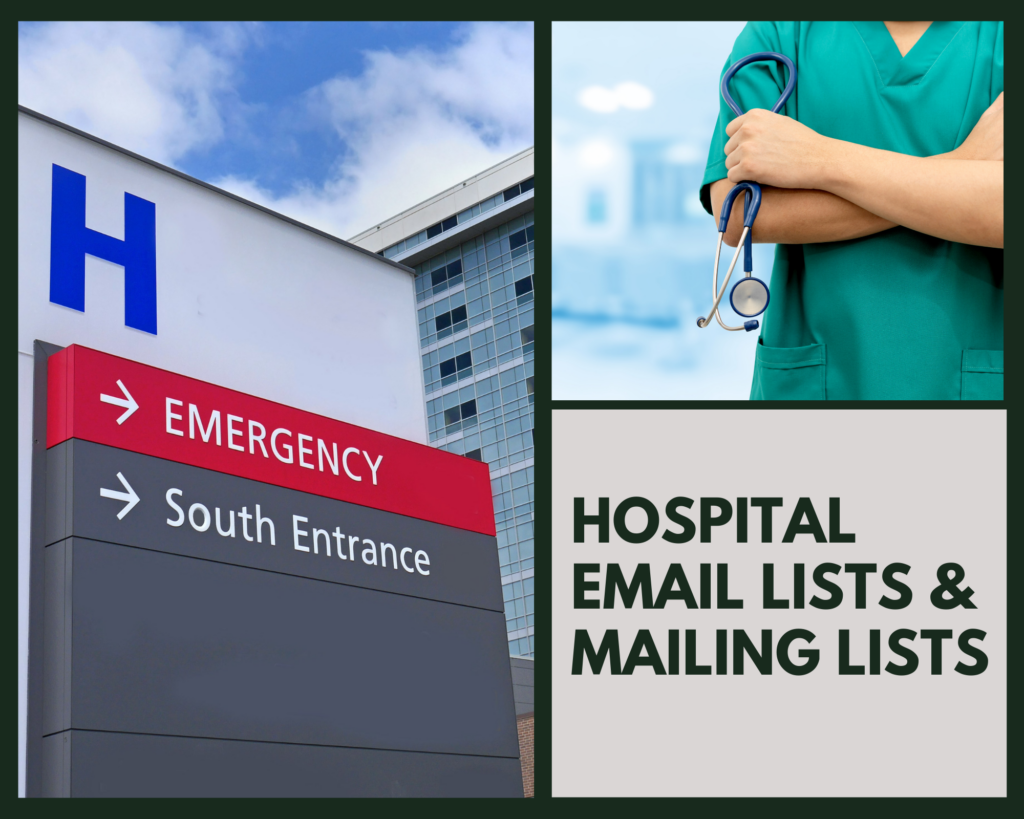Hospital Email Lists & Mailing Lists