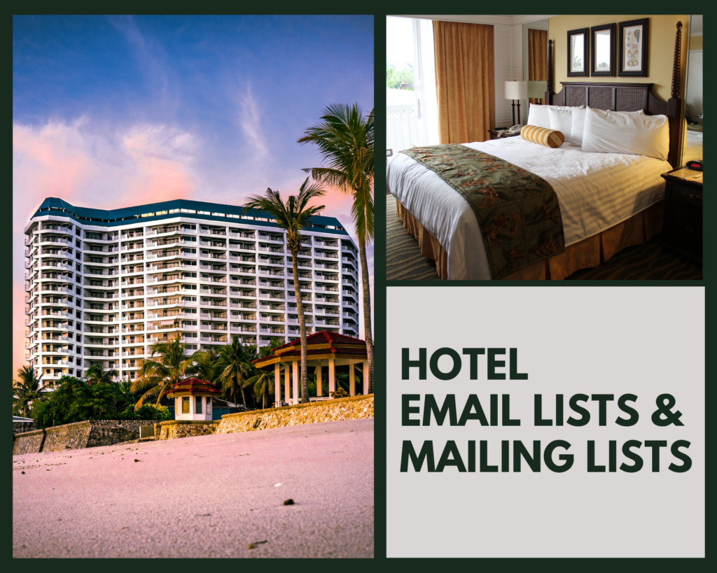 Hotel Email Lists & Mailing Lists
