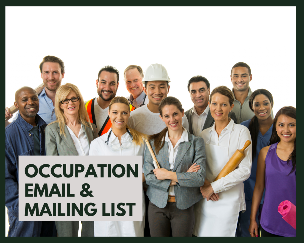 Occupation Email & Mailing List