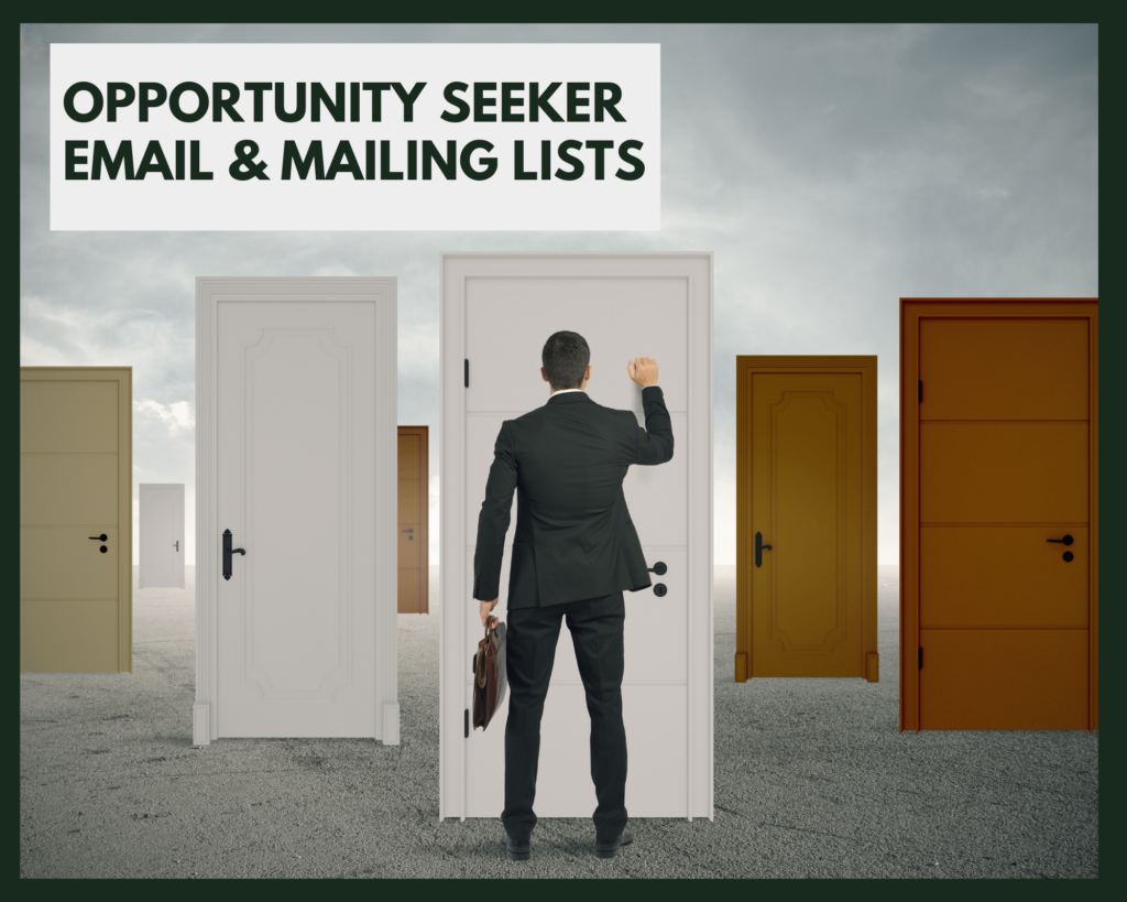 Opportunity Seeker Email & Mailing Lists