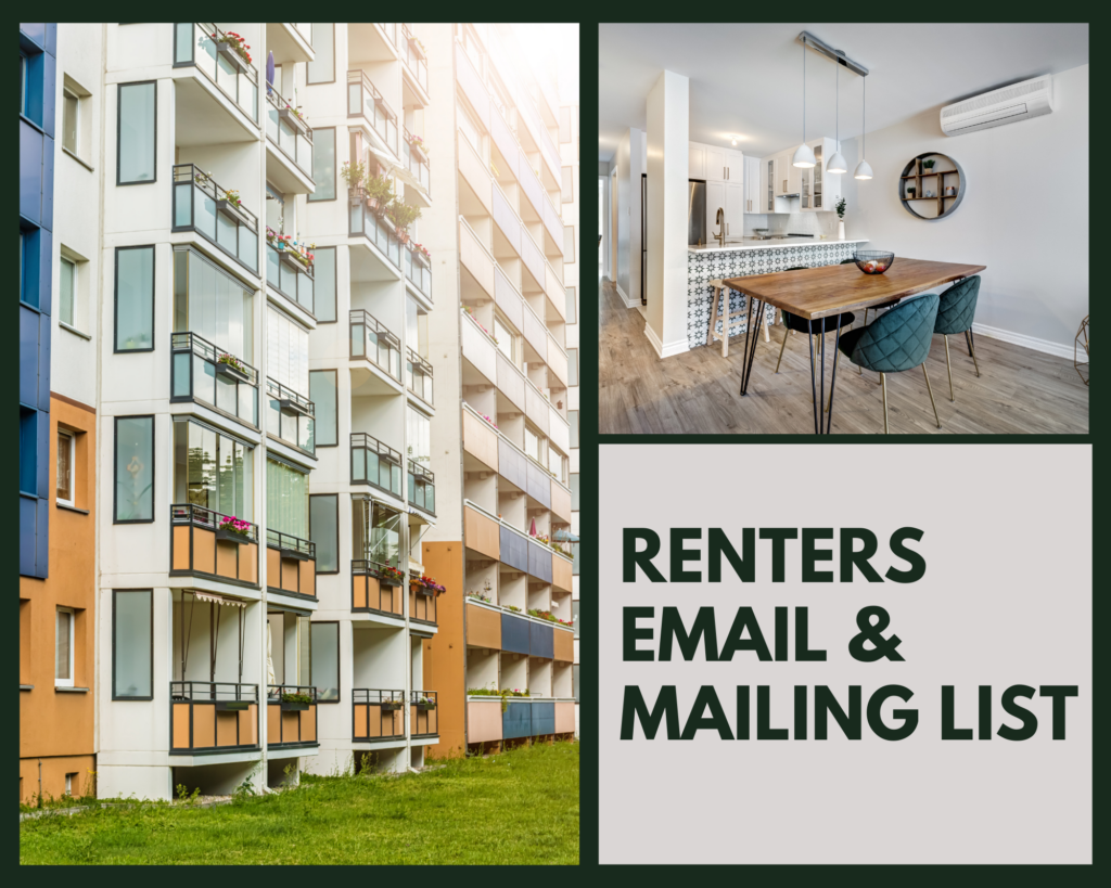 Renters Email & Mailing List