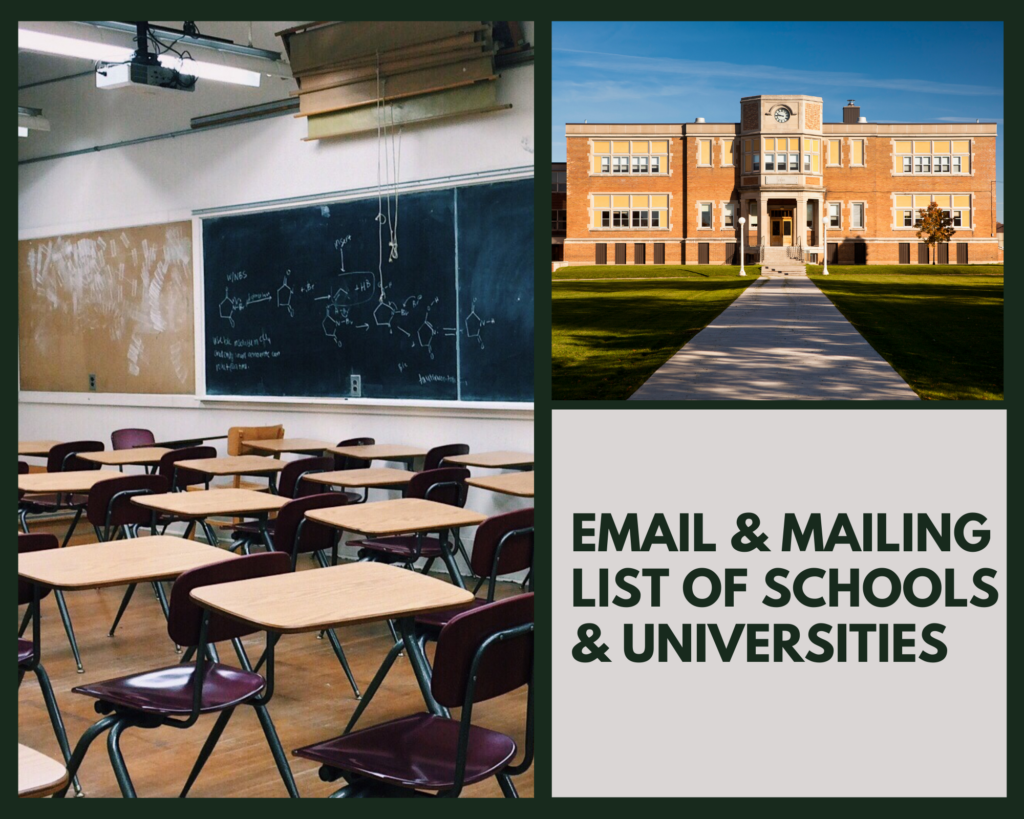 Schools & Universities Email Lists & Mailing Lists