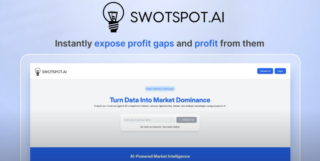 SwotSpot.ai | Competitor Analysis Tool