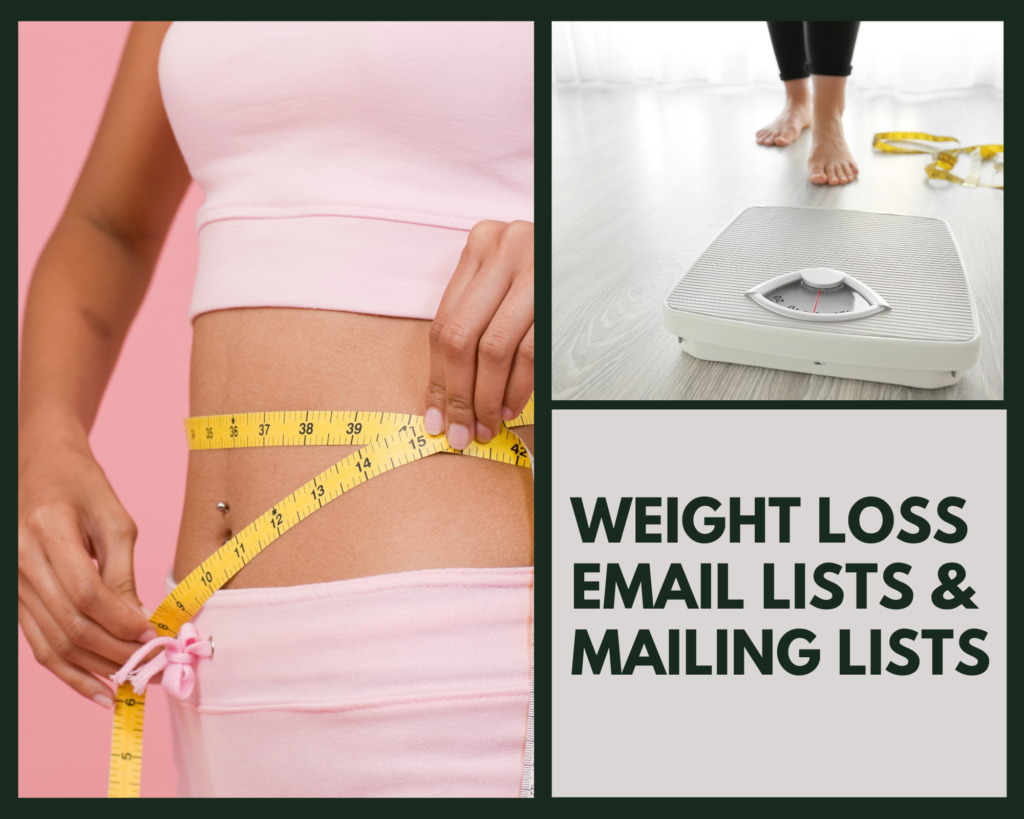 Weight Loss Email Lists & Mailing Lists 